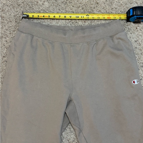 Champion Tan Reverse Weave Sweatpants Men’s Size XXL Elastic Waist Drawstring - Picture 6 of 8